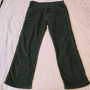 Levis Green Corduroy Mens 34/32